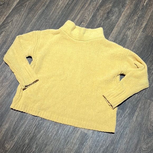 Mustard Yellow Philosophy Turtleneck Sweater - Picture 1 of 3